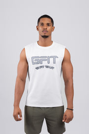 Débardeur Tank Blanc – débardeur de sport Galsenfit